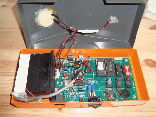 Acoustic Coupler Modem prototype inside